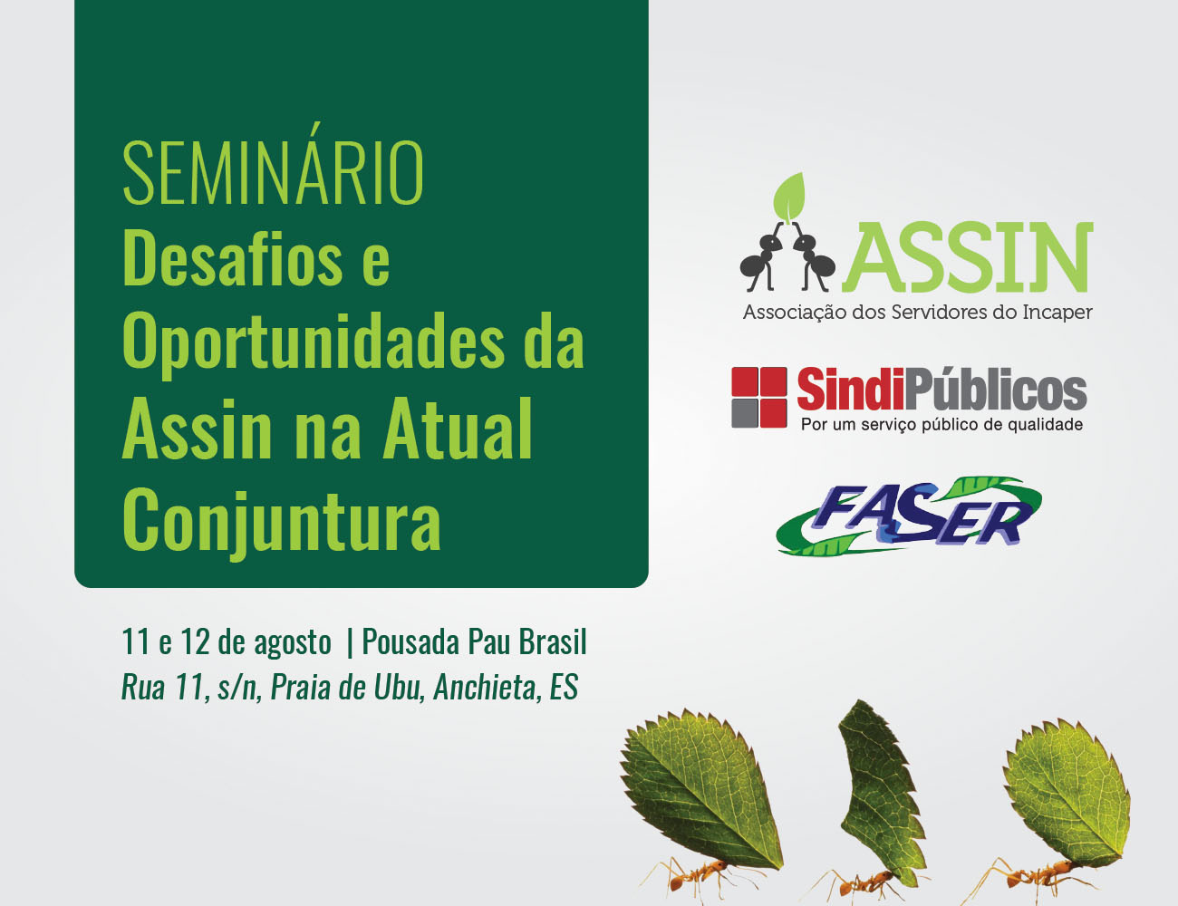 Assin promove Seminário de Formação para associados