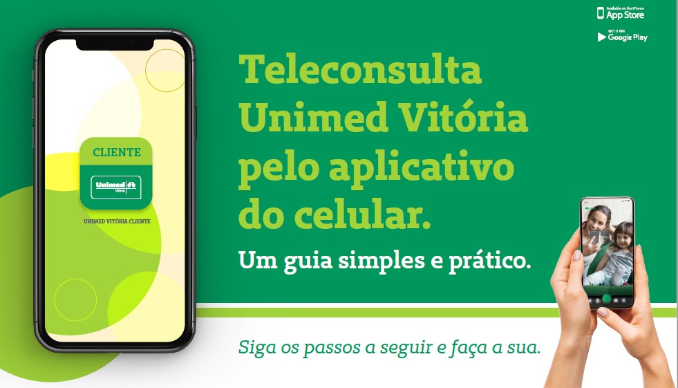 Cartilha da Unimed ensina a usar o aplicativo de Tele Consulta