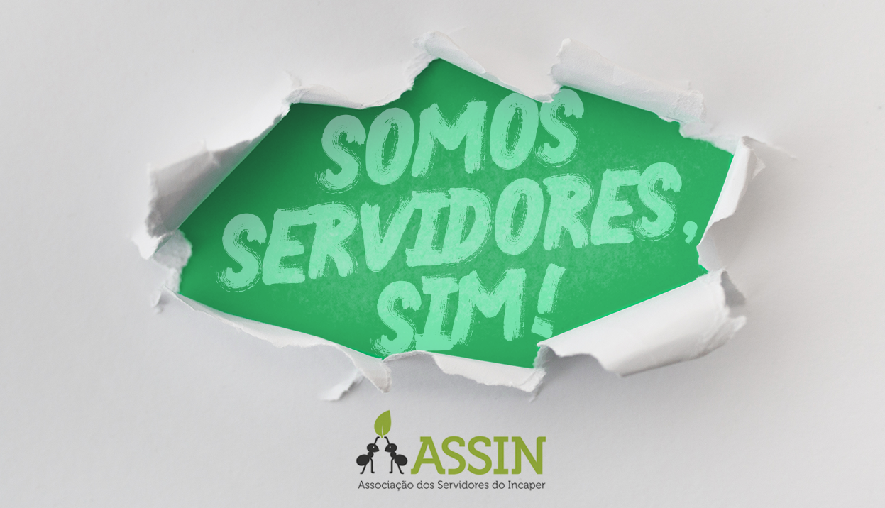 Somos servidores públicos, e estamos aqui para servir